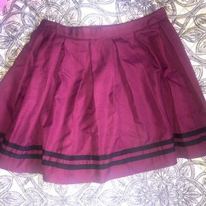 PINK/ MAROON HOTTOPIC SKIRT